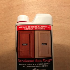 décolorant bois rouge Avel