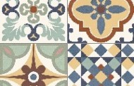 Produits pour les carreaux de ciment.