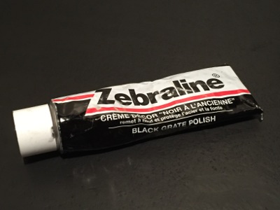 Zébraline patine noire sur métaux